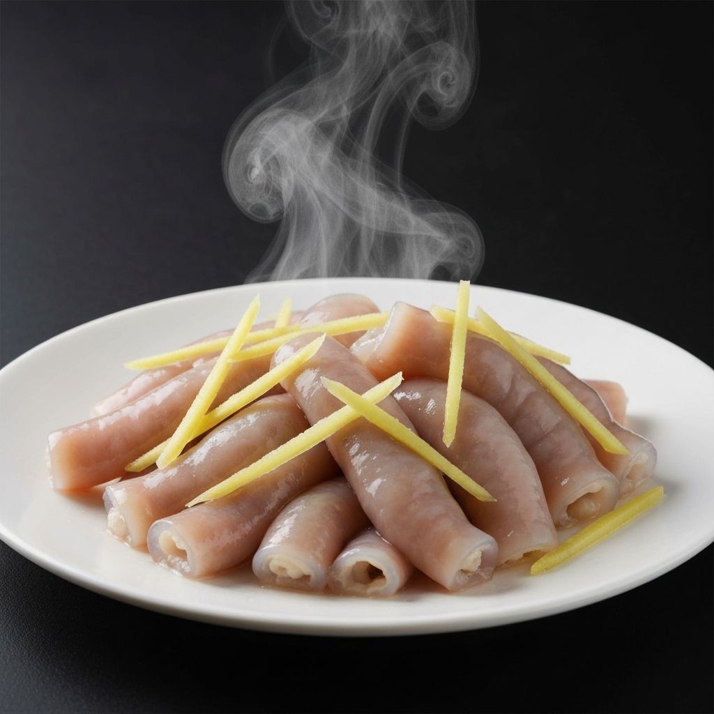 Lòng Bê Hấp Gừng